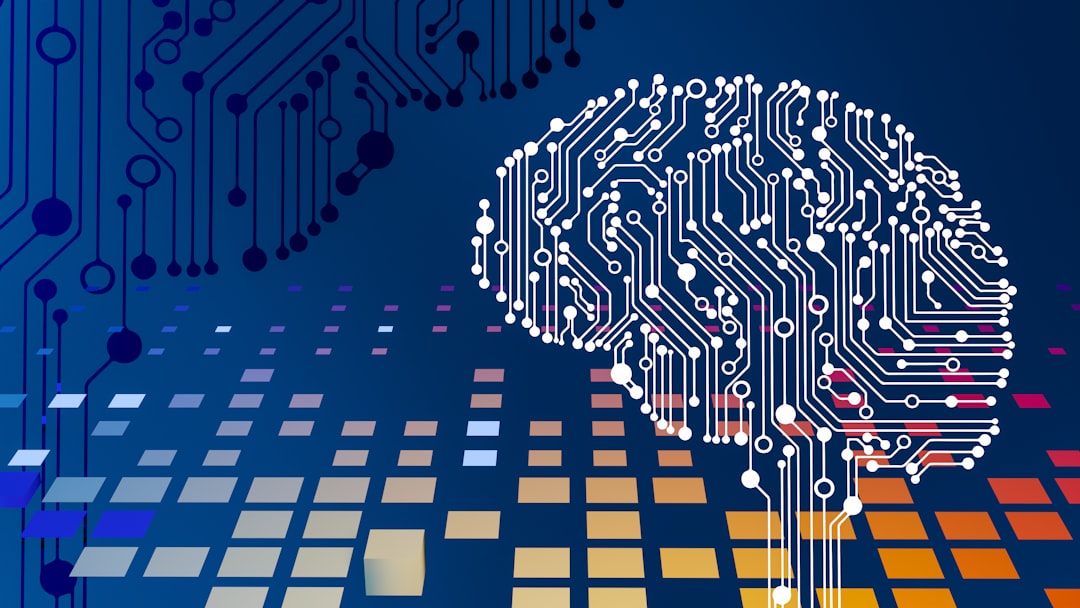 Neural network illustration representing mental wellbeing technology